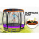 Kahuna Trampoline 6 ft with Basketball Set & Roof - Purple Image 3 thumbnail