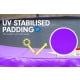 Kahuna Trampoline 10 ft with Basketball Set and Roof - Purple Image 3 thumbnail