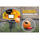 Kahuna 16 ft Trampoline with Basketball Set and Roof - Purple Image 5 thumbnail