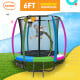 Kahuna 6 ft Trampoline with Rainbow Safety Pad Image 3 thumbnail