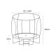 Kahuna 6 ft Trampoline with Rainbow Safety Pad Image 13 thumbnail
