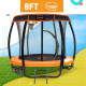 Kahuna Trampoline 8 ft with Basketball Set and Roof - Orange Image 3 thumbnail