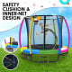 Kahuna 8 ft Trampoline with Rainbow Safety Pad Image 3 thumbnail