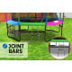 Kahuna Trampoline 6 ft with Basketball Set & Roof - Rainbow Image 10 thumbnail