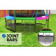 Kahuna 16 ft Trampoline with Basketball Set and Roof - Rainbow Image 12 thumbnail