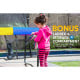 Kahuna 16 ft Trampoline with Basketball Set and Roof - Rainbow Image 7 thumbnail
