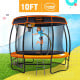 Kahuna Trampoline 10 ft with Basketball Set and Roof - Orange Image 3 thumbnail