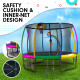 Kahuna 10 ft Trampoline with Rainbow Safety Pad Image 4 thumbnail