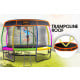 Kahuna 16 ft Trampoline with Basketball Set and Roof - Rainbow Image 3 thumbnail