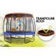 Kahuna Trampoline 12 ft with Basketball Set and Roof - Blue Image 9 thumbnail