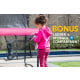Kahuna Trampoline 10 ft with Basketball Set and Roof - Pink Image 5 thumbnail