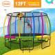 Kahuna 12 ft Trampoline with Rainbow Safety Pad Image 2 thumbnail