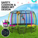 Kahuna 12 ft Trampoline with Rainbow Safety Pad Image 3 thumbnail