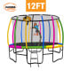 Kahuna 12 ft Trampoline with Rainbow Safety Pad thumbnail