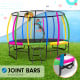 Kahuna 14 ft Trampoline with Rainbow Safety  Pad Image 5 thumbnail