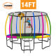 Kahuna 14 ft Trampoline with Rainbow Safety  Pad thumbnail