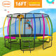 Kahuna 16 ft Trampoline with Rainbow Safety Pad Image 2 thumbnail