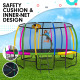 Kahuna 16 ft Trampoline with Rainbow Safety Pad Image 3 thumbnail