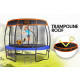 Kahuna Trampoline 10 ft with Basketball Set and Roof - Blue Image 10 thumbnail