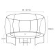 Kahuna Pro 8 ft Trampoline with Emoji Mat Reversible Pad Basketball Set Image 6 thumbnail