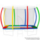 Kahuna 6ft x 9ft Replacement Rectangular Trampoline Pad Rainbow thumbnail