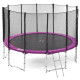 Kahuna Blizzard 14 ft Trampoline with Basketball Set - Pink Image 2 thumbnail