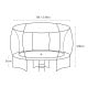 Kahuna Twister 8ft Springless Trampolines Image 3 thumbnail