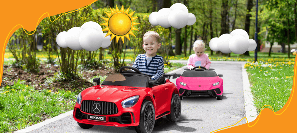 Find safe public riding spaces - Ride On Cars Activity