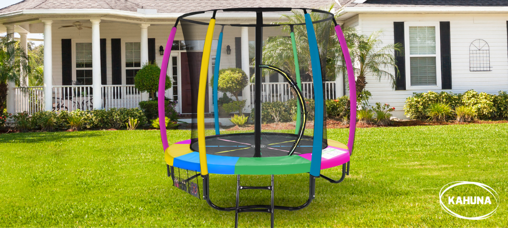 Buy Rainbow Kahuna trampoline in Brisbane