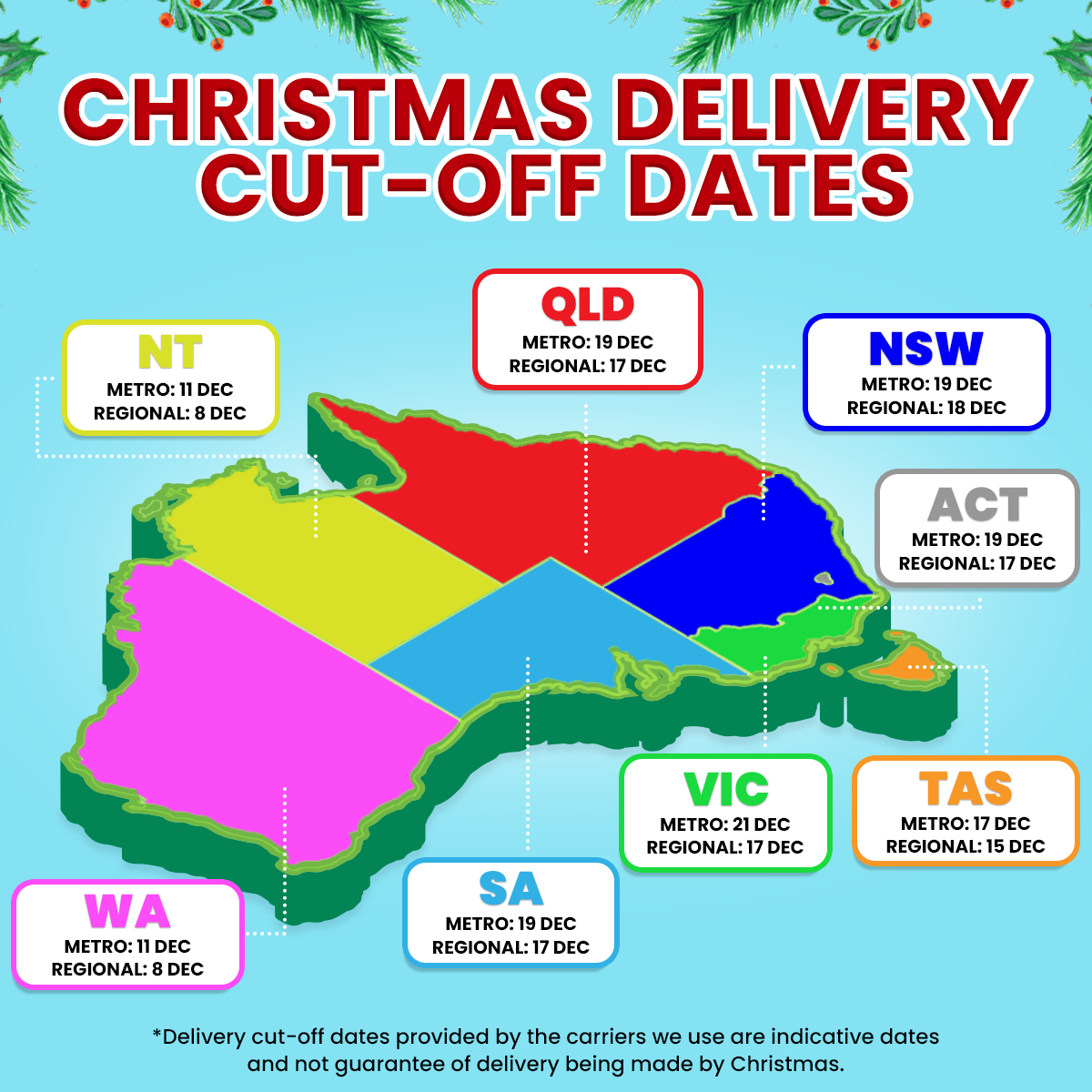 Kahuna Australia 2025 Christmas Holiday Hours