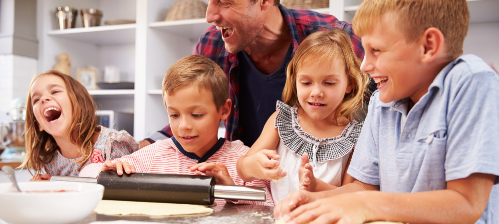 Baking makes for a great party entertainment idea