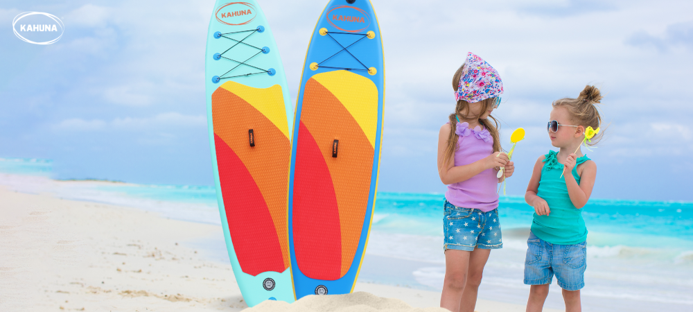 Stand up paddle boarding with kids header 