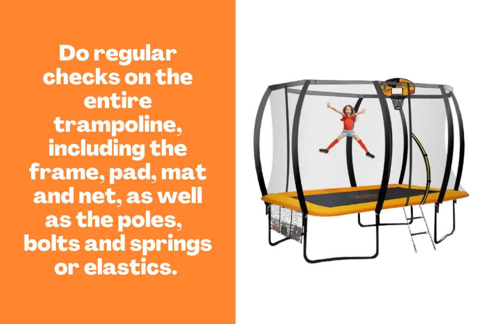 Regular trampoline checks are essential to proper care