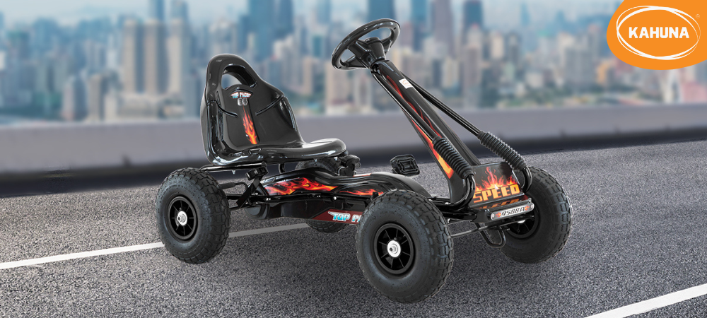 Kahuna red and black Pedal go karts